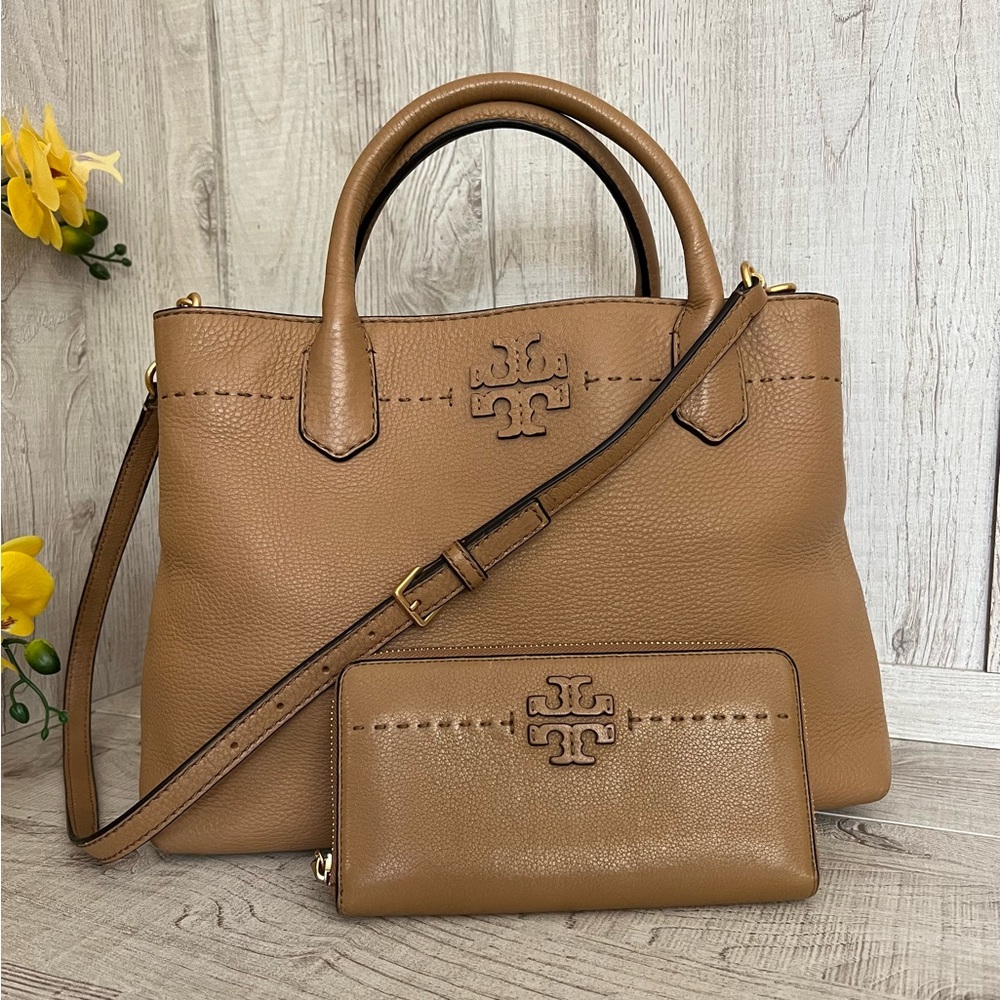 Tory Burch McGraw Tote and Wallet